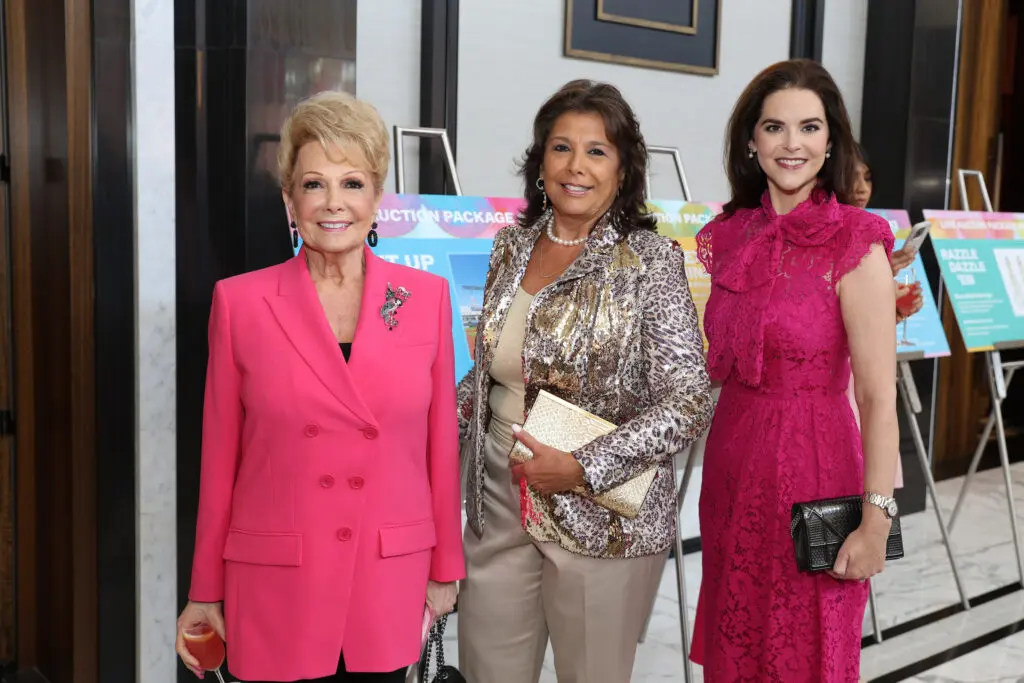 Philamena Baird, Regina Garcia, Ann Ayre at Memorial Hermann Foundation's annual Razzle Dazzle luncheon at the Post Oak Hotel (Photo by Priscilla Dickson) 