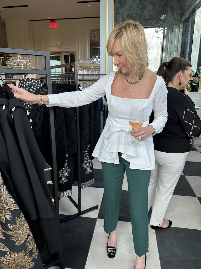 Shelley Boyer at the Annabelle Brasserie first look luncheon in Autry Park (Photo by Shelby Hodge)