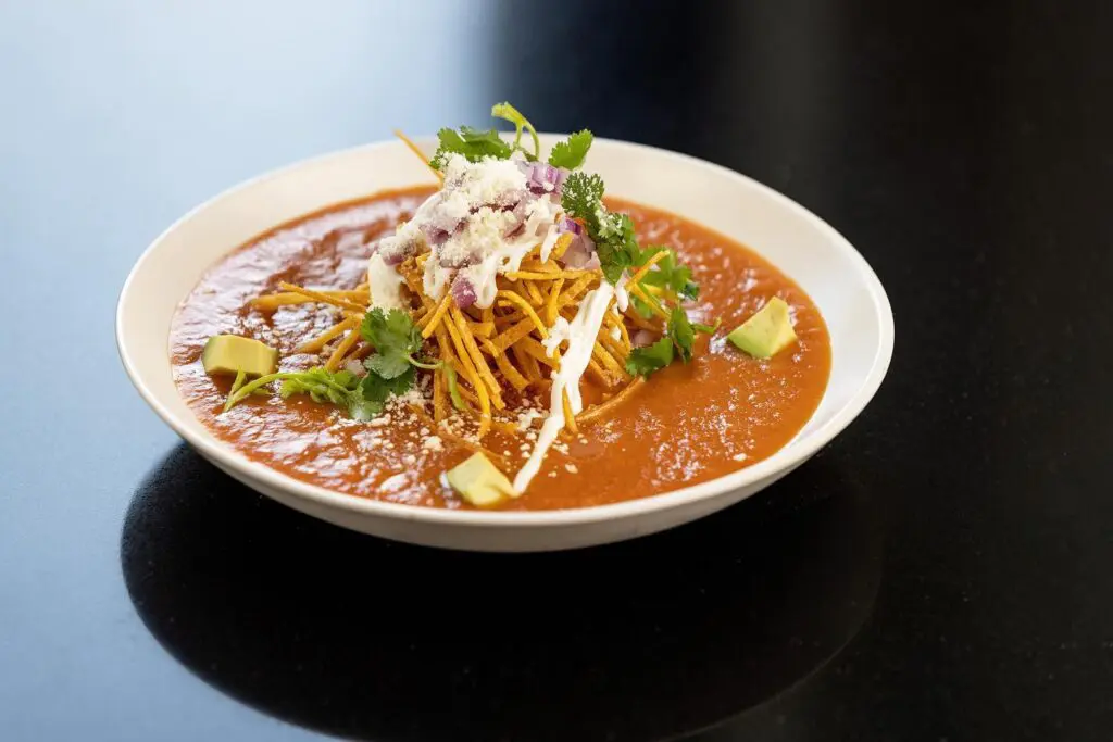 This was a memorable tortilla soup. (Courtesy of Dos Olas Park City)