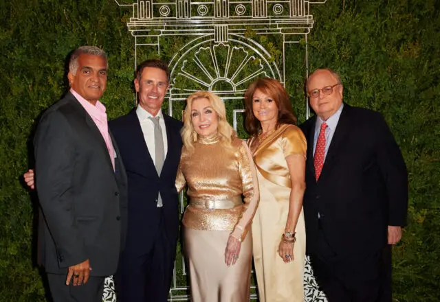 Daniel Quintero, Shelby Wagner, Jan Showers, Claire Emanuelson, Jim Druckman at the Kips Bay President’s Dinner (Photo by Jonathan Zizzo)