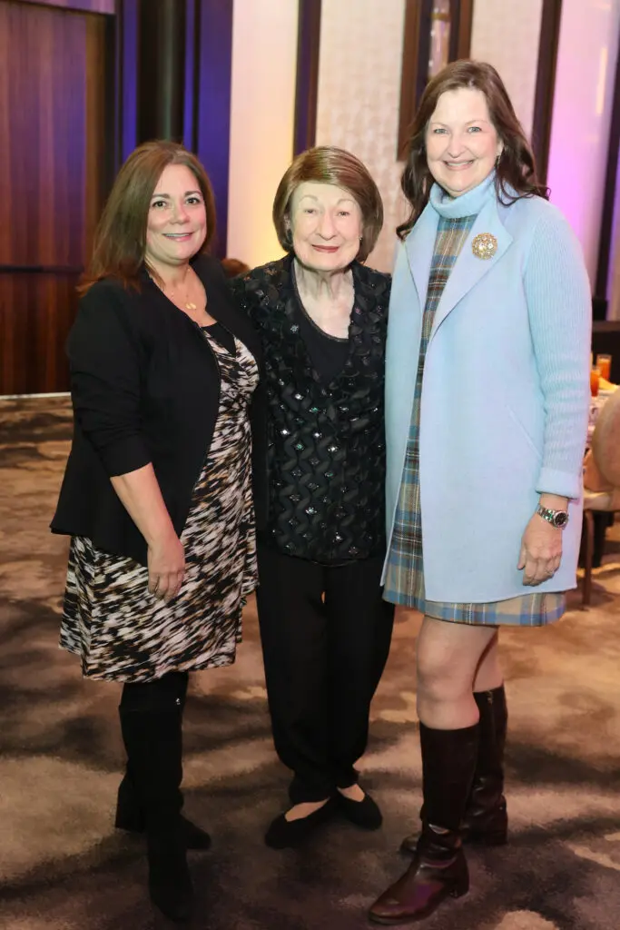 Carmen Mach, honoree Cora Sue Mach, Joella Mach at the Women of Substance luncheon.  (Photo by Priscilla Dickson)