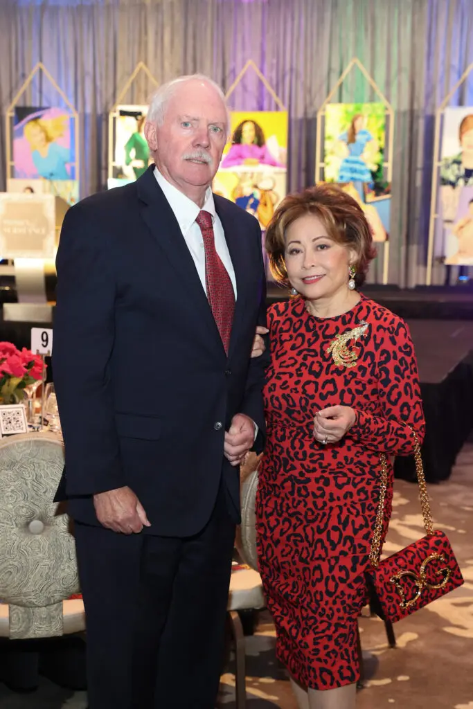 Edward & Rini Ziegler, honoree, at the Women of Substance luncheon.  (Photo by Priscilla Dickson)