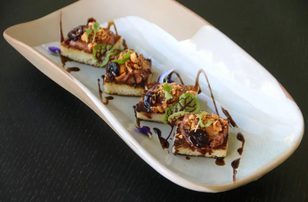 The foie gras PBJ is one of the unique dishes turned out at Katami. (Photo by Casey Giltner)