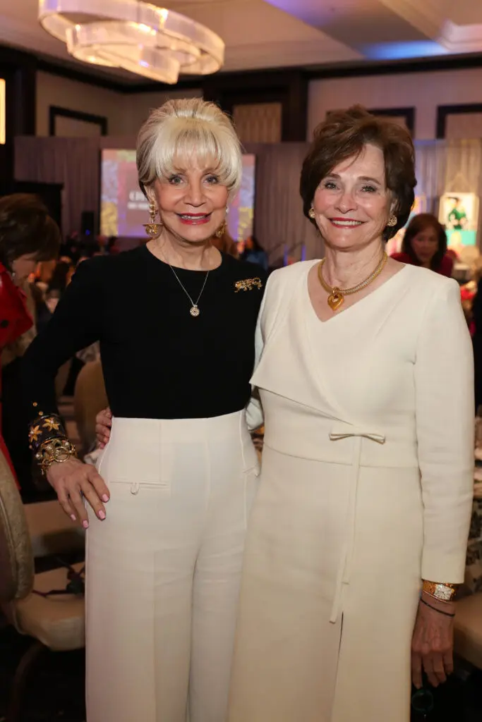 Honoree Leisa Holland-Nelson Bowman, Bobbie Nau at the Women of Substance luncheon.  (Photo by Priscilla Dickson)