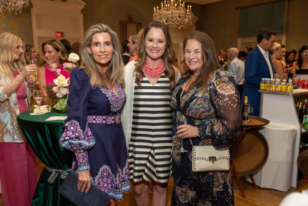 Catherine Brooks Giuffre, Emily Carrere, Kim Harrington at the La Petite Maison Gala (Photo by Jenny Antill Clifton)