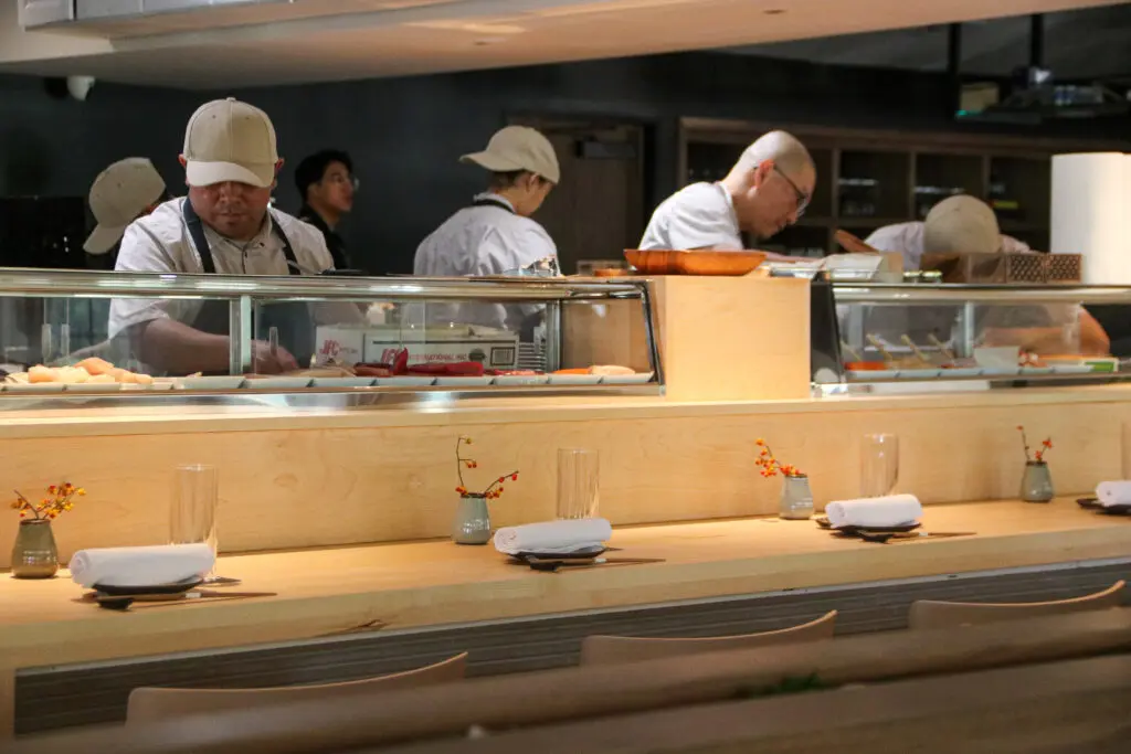 You can watch the chefs work at Katami much like you can at Kata Robata. (Photo by Casey Giltner)