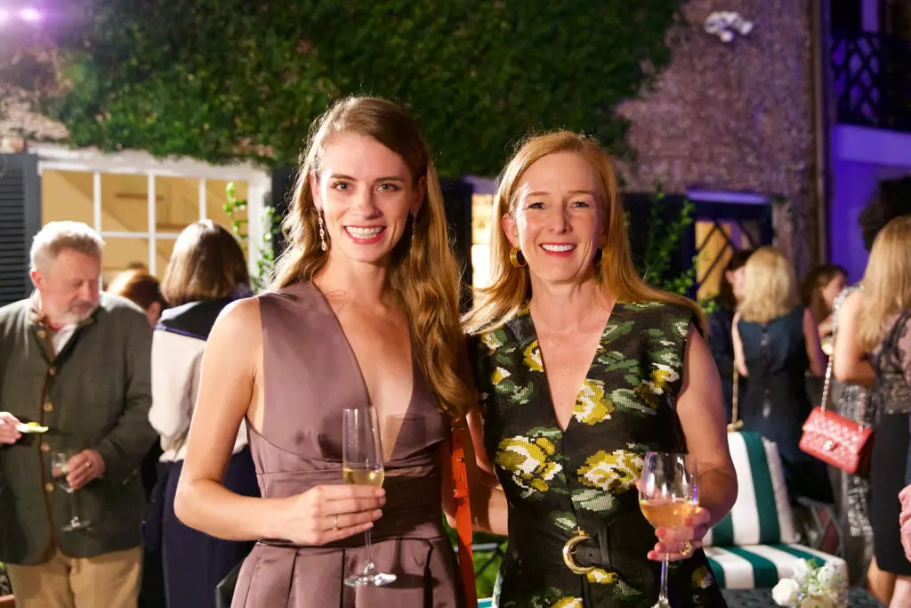 Jacqueline Long, Allison Thacker at the Houston Ballet Ball kick-off soirée. (Photo by Ashley Patranella)
