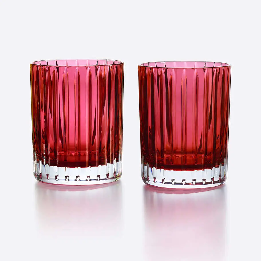 MADISON Baccarat Harmonie Tumblers Colors of Joy in red