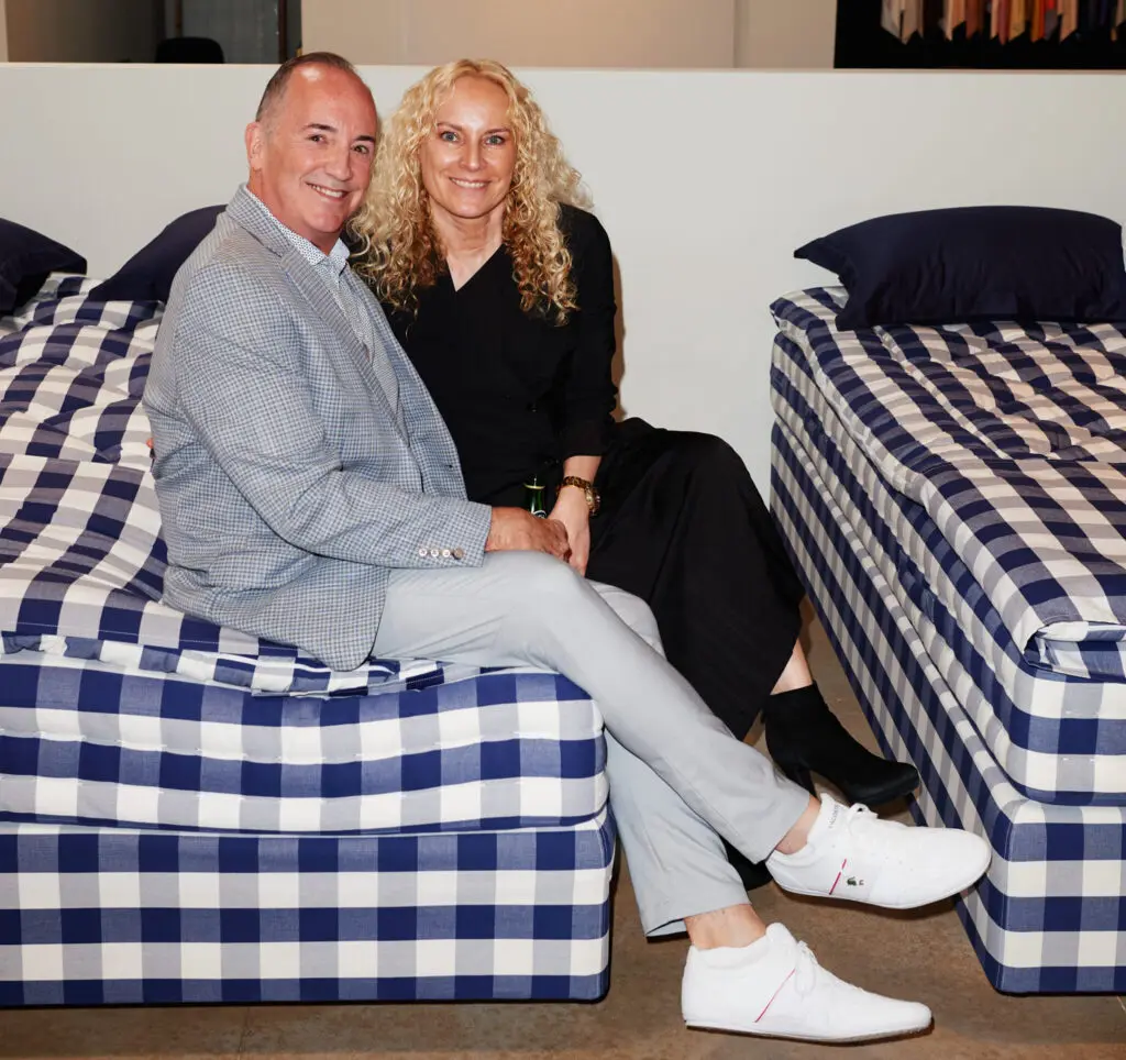 Michael Bauer, Tina Jeppeson at Luxury Bed