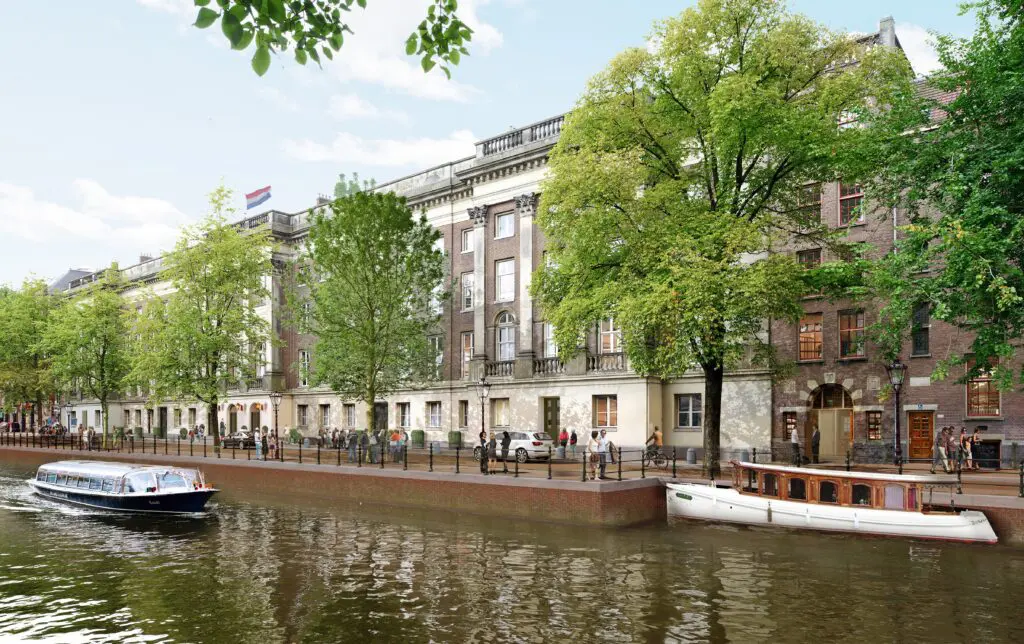 Rosewood Amsterdam overlooking Prince's Canal will open in 2024.