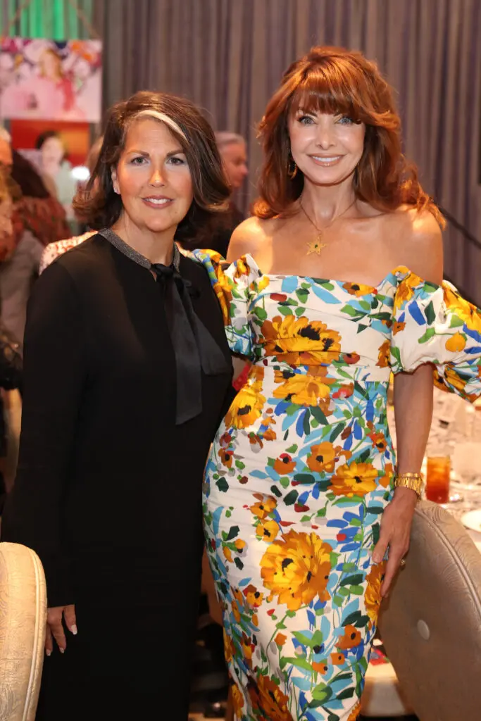 Saks Fifth Avenue GM Heidi Turney, Marla Hurley at the Women of Substance luncheon.  (Photo by Priscilla Dickson)