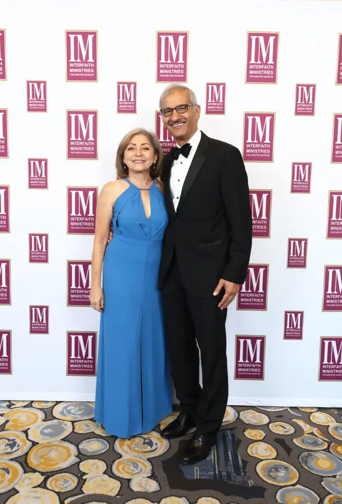 Shirin & Saeid Alavi at the Interfaith Ministries annual Tapestry Gala held at the Hilton Americas-Houston. (Photo by Quy Tran)