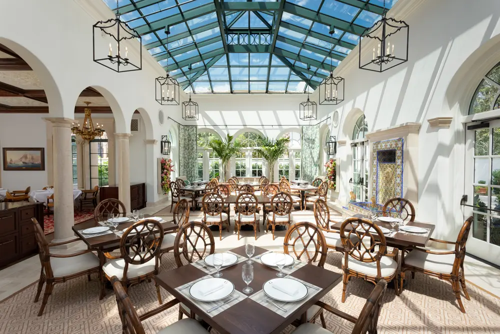 Sea Islands renowned Georgian Rooms, which was recently renovated, celebrates the best of fine dining. (Photo courtesy of Sea Island)