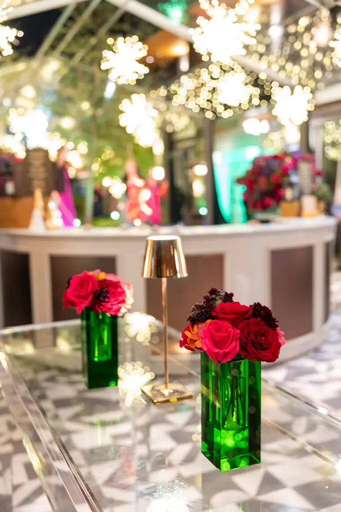 Festive decor at Texas Children's Hospital Ambassadors holiday party held at the Montrose Collective. (Photo by Jenny Antill/Texas Children's Hospital)