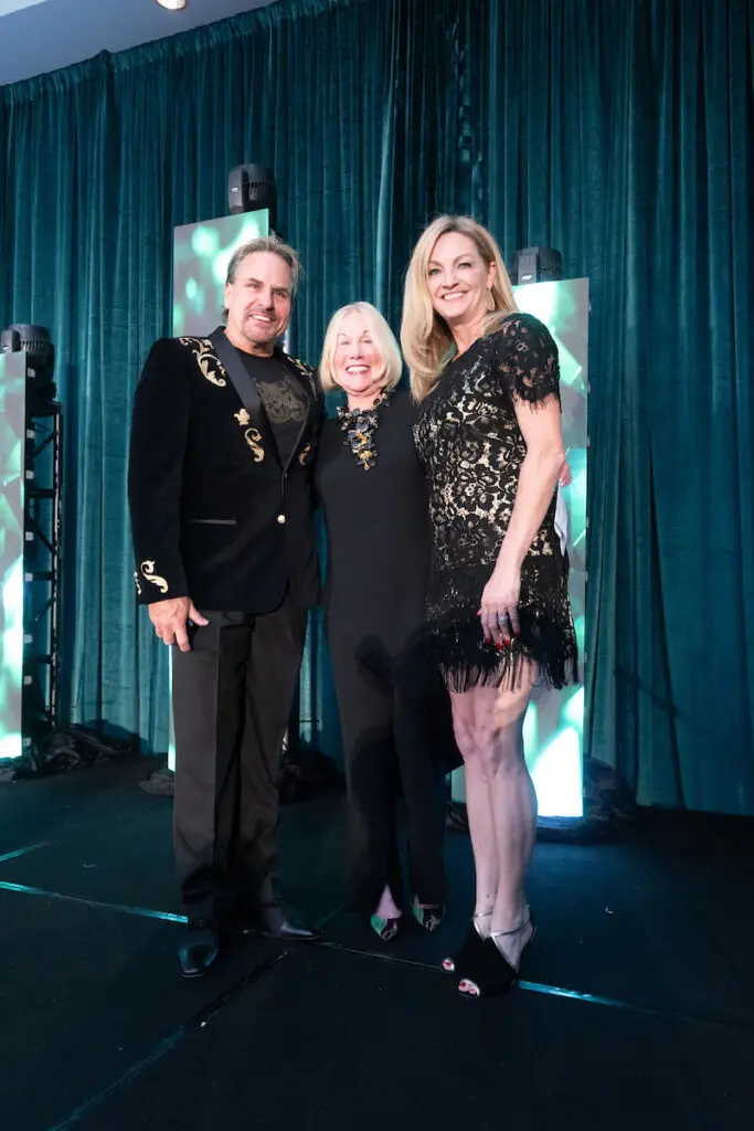 Duke Ensell, Elsie Eckert, C.C. Ensell at The Social Book's Houston Treasures awards dinner  (Photo by Daniel Ortiz)