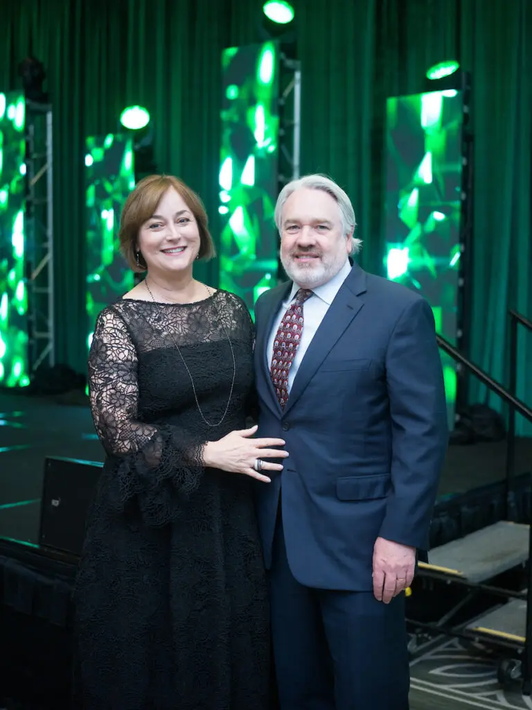 Leigh & Reggie Smith at The Social Book's Houston Treasures awards dinner  (Photo by Daniel Ortiz)
