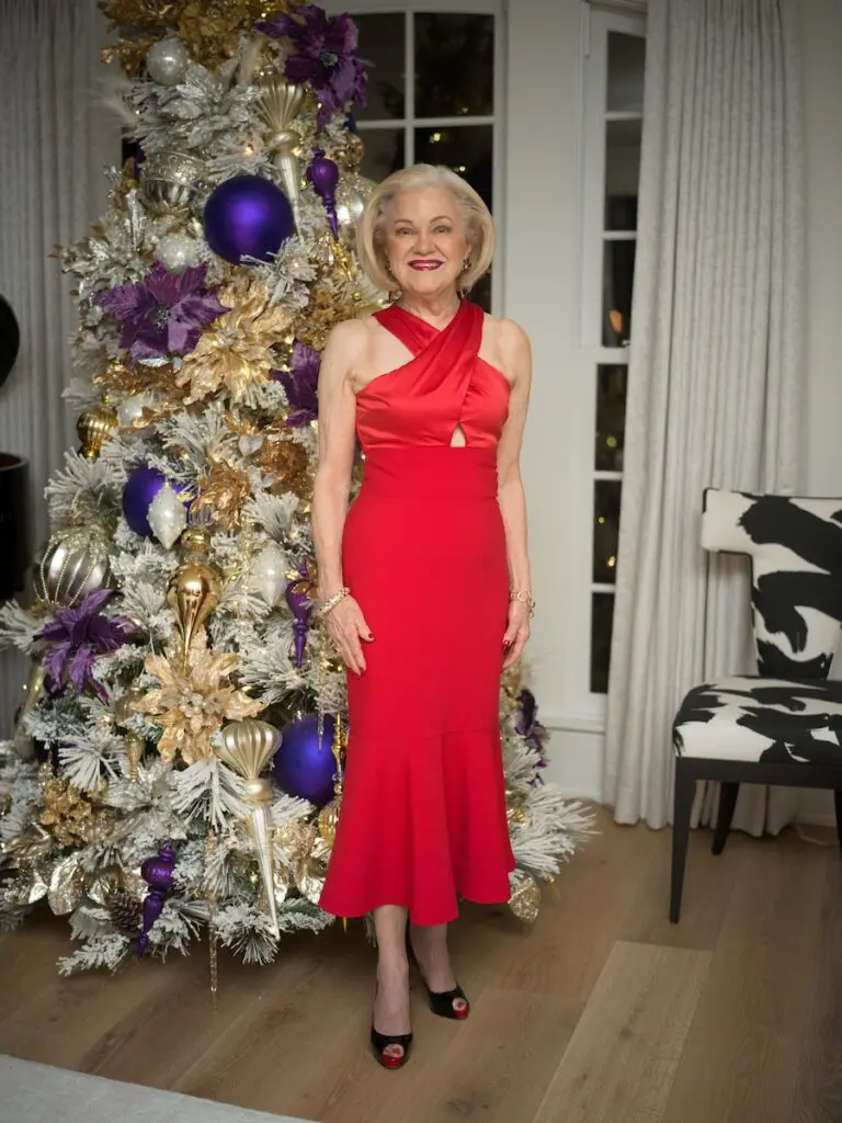 Jo Furr at the Legacy Community Health 'Holiday Schmooze' (Photo by Daniel Ortiz)