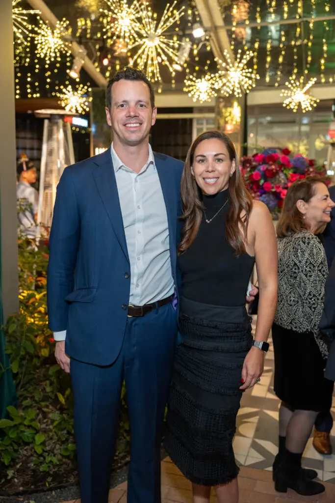 Oliver & Julia TenHoeve at Texas Children's Hospital Ambassadors holiday party held at the Montrose Collective. (Photo by Jenny Antill/Texas Children's Hospital)