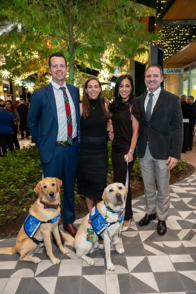 Oliver & Julie TenHoeve, Holly & Steve Radom at Texas Children's Hospital Ambassadors holiday party held at the Montrose Collective. (Photo by Jenny Antill/Texas Children's Hospital)