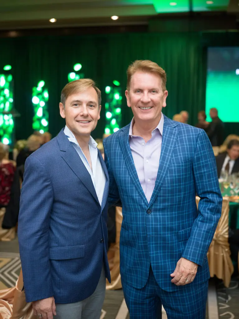 Kevin Gilliard & Frank Billingsley at The Social Book's Houston Treasures awards dinner at the Omni Houston Hotel (Photo by Daniel Ortiz)