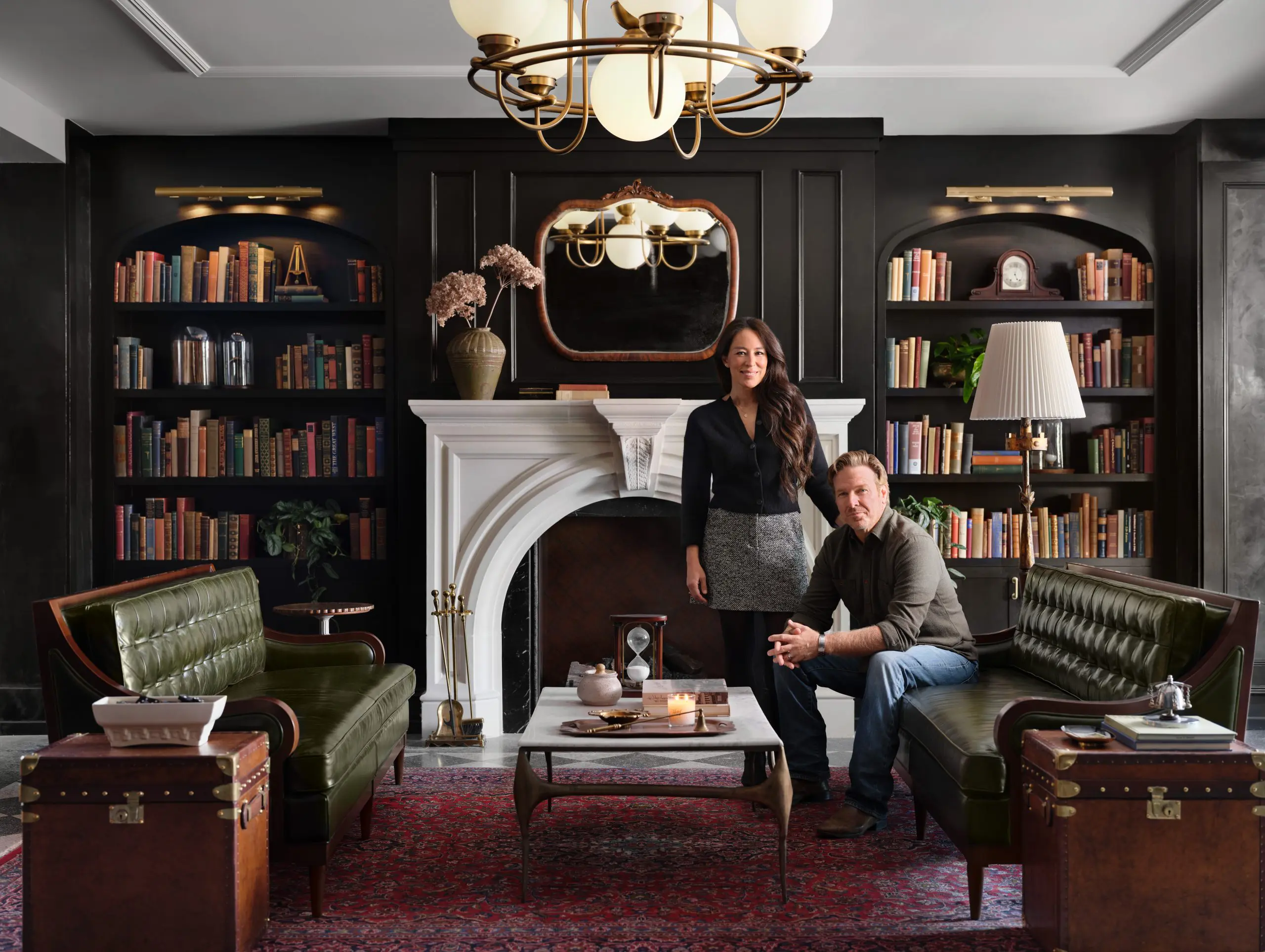 Chip and Joanna Gaines in their biggest fixer upper to date: Hotel 1928. (Photo Courtesy of Magnolia Network)