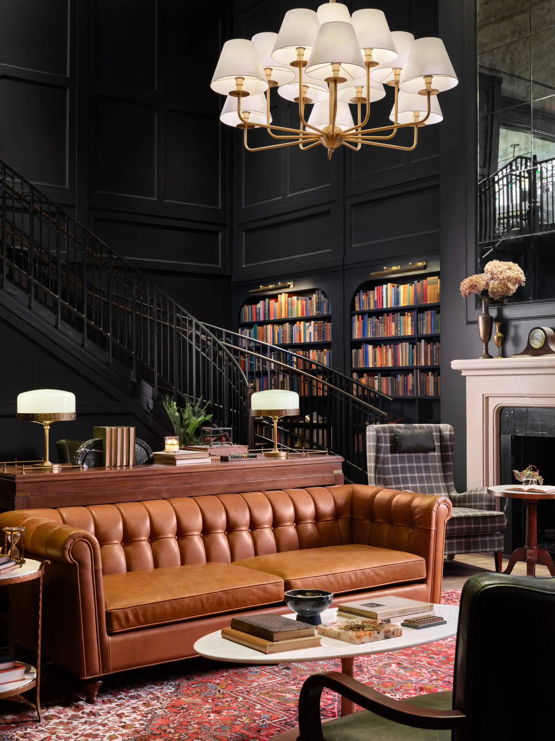 The Hotel 1928 library. (Photo Courtesy of Magnolia Network)