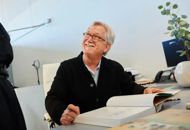 Michael Imber signs his book at Elegant Additions