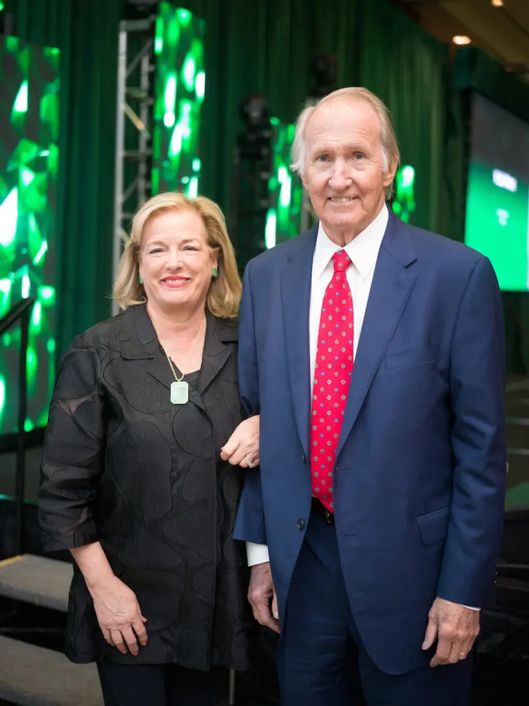 Molly & Jim Crownover  at The Social Book's Houston Treasures awards dinner held at the Omni Houston Hotel (Photo by Daniel Ortiz)