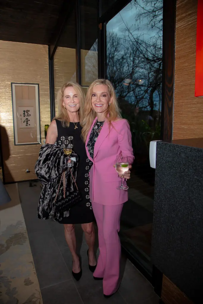 Susan Binney, Ann Bean at the Akris/PaperCity salute to Houston Ballet's Julie Kent (Photo by Miroma Photography)