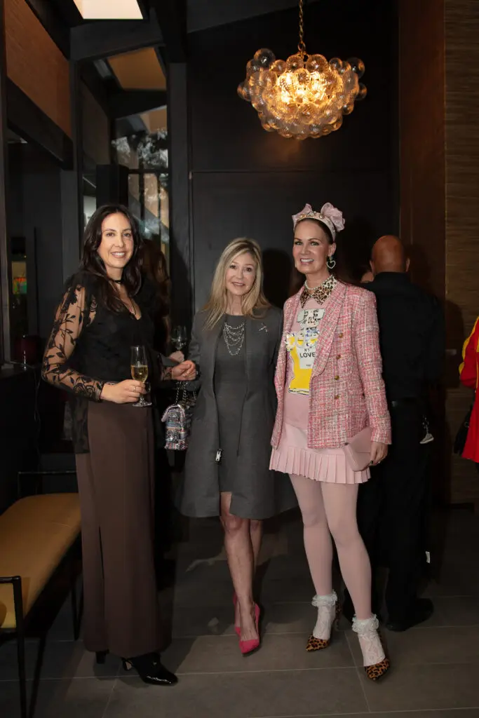 Monica Hoz de Villa, Patti Murphy, Beth Muecke at the Akris/PaperCity salute to Houston Ballet's Julie Kent (Photo by Miroma Photography)