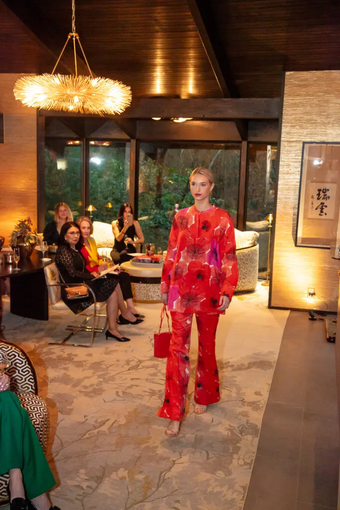 Akris 2024 Spring Summer collection makes its US premiere at the event saluting Houston Ballet's Julie Kent (Photo by Miroma Photography)