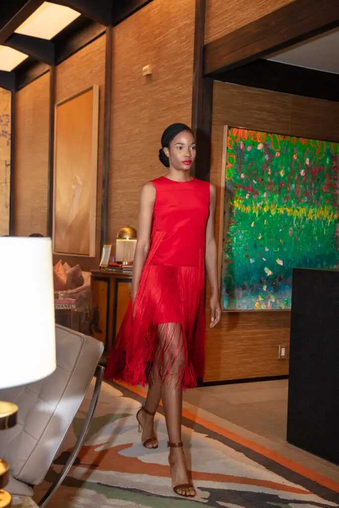  Akris 2024 Spring Summer collection makes its US premiere at the event saluting Houston Ballet's Julie Kent (Photo by Miroma Photography)