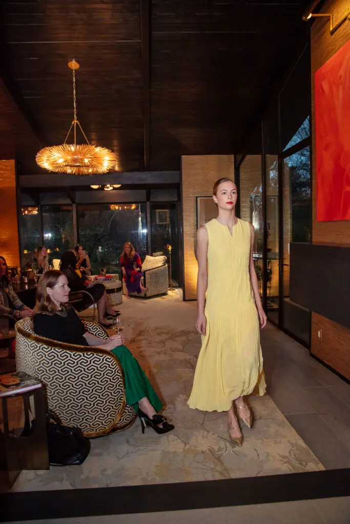  Akris 2024 Spring Summer collection makes its US premiere at the event saluting Houston Ballet's Julie Kent (Photo by Miroma Photography)