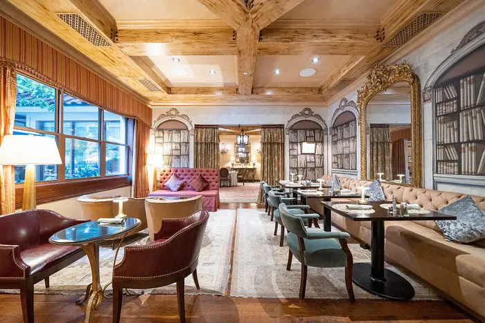 Giorgio's Bar and Table at Hotel Granduca won't look like this for long