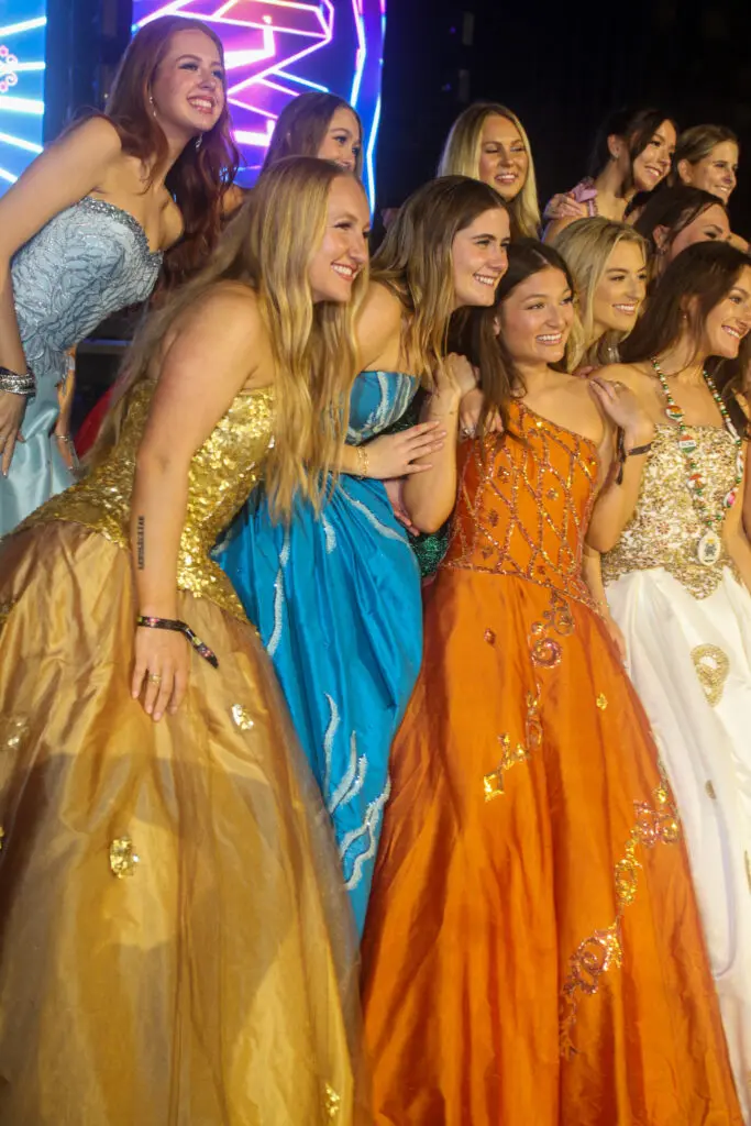 Knights of Momuis duchesses celebrated at Tilman Fertitta’s San Luis Salute in Galveston. (Photo by Gary Fountain)