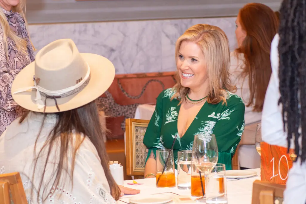 Amanda Boffone  at Tavola for the luncheon/Tootsies fashion event at the new Italian restaurant on Post Oak Boulevard. (Photo by Jacob Powers)