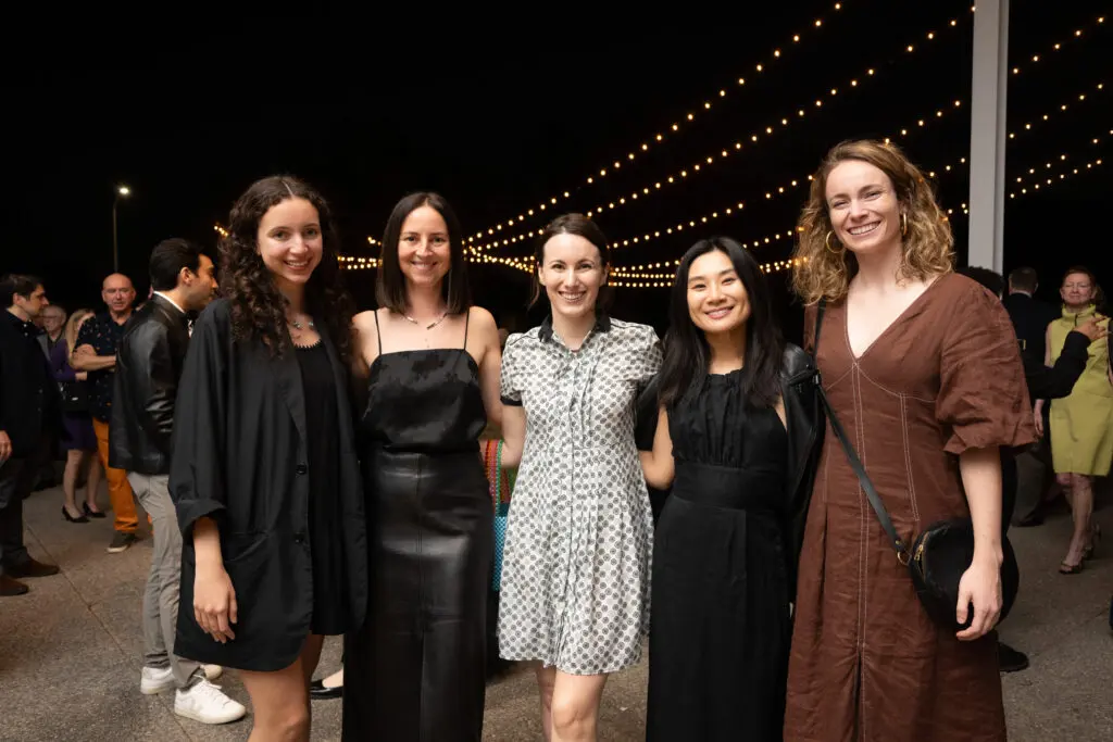 Georgia Aleixo, Stephanie Aleixo, Alex Landon, Peilin Cui, Maddy Landon at The Menil Collection. (Photo by Daniel Ortiz)