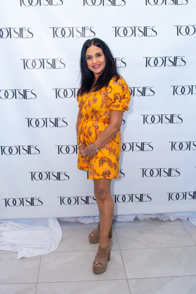Hina Patel at Tavola for the luncheon/Tootsies fashion event at the new Italian restaurant on Post Oak Boulevard. (Photo by Jacob Powers)