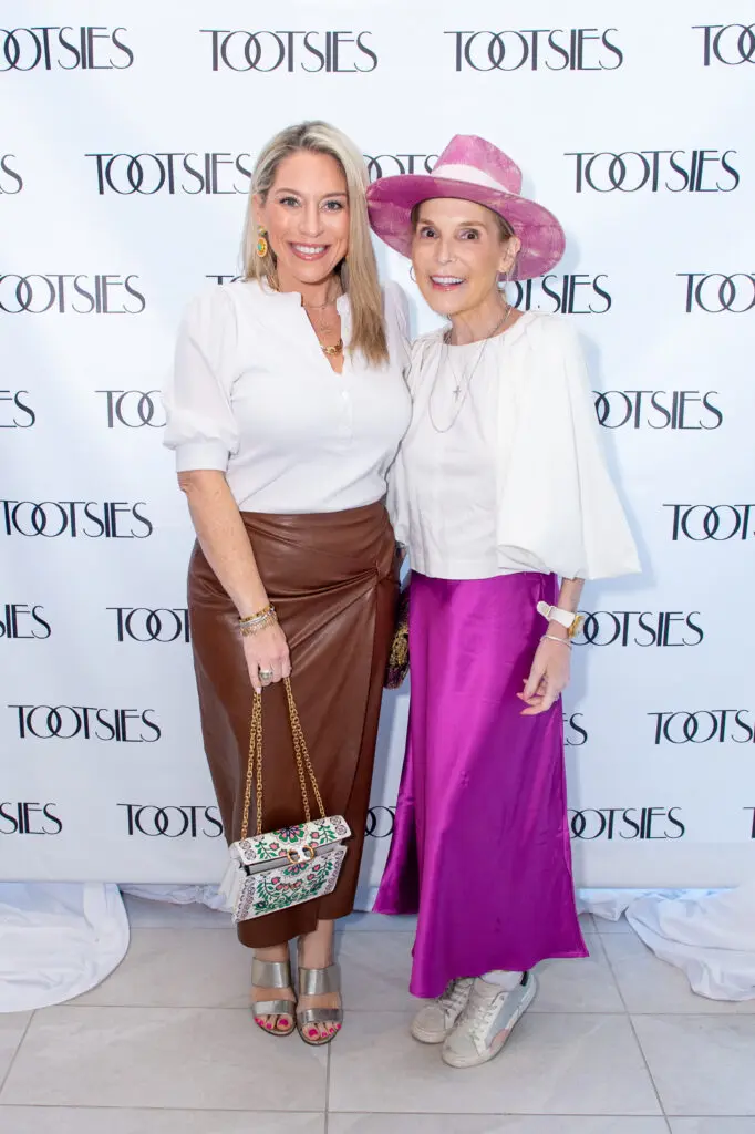 Kristen Collins, Kristen Cannon at Tavola for the luncheon/Tootsies fashion event at the new Italian restaurant on Post Oak Boulevard. (Photo by Jacob Powers)