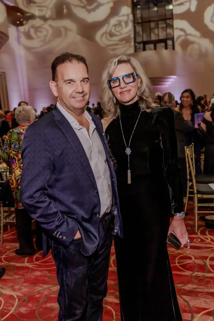 Michel Coret, Tatiana Sorkin at Houston Grand Opera's Concert of Arias. (Photo by Michael Bishop)