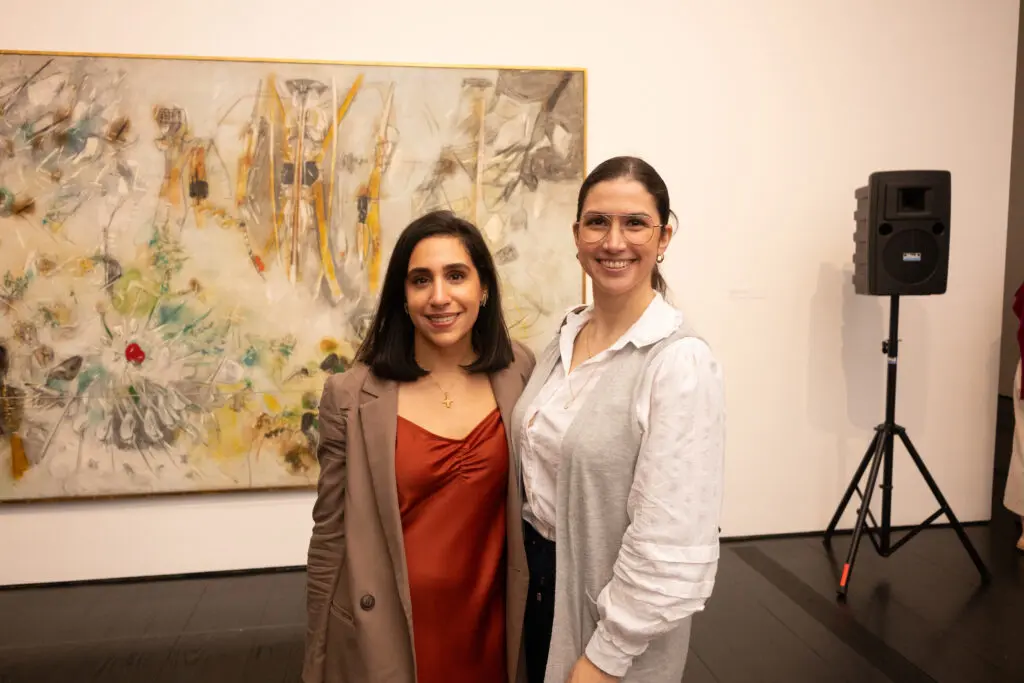 Mitra Murthy, Sandra Saenz at The Menil Collection (Photo by Daniel Ortiz)