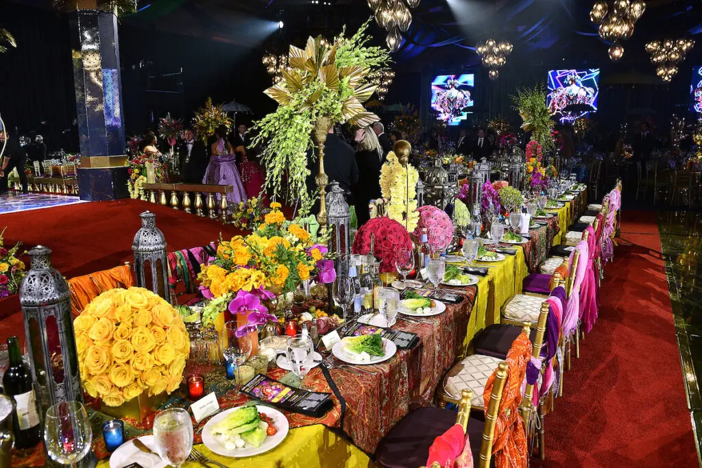 The head table at the San Luis Salute in Galveston. (Photo by Dave Rossman)