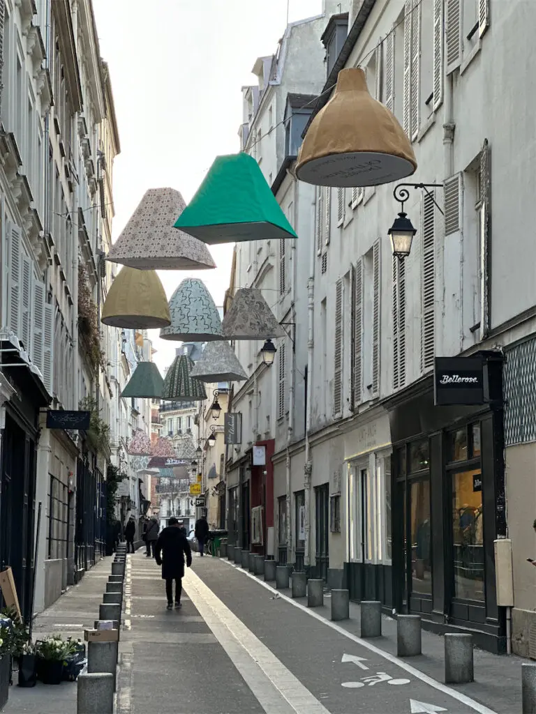 The lantern-festooned streets of Paris Deco Off. (photo by Javier Burkle) 