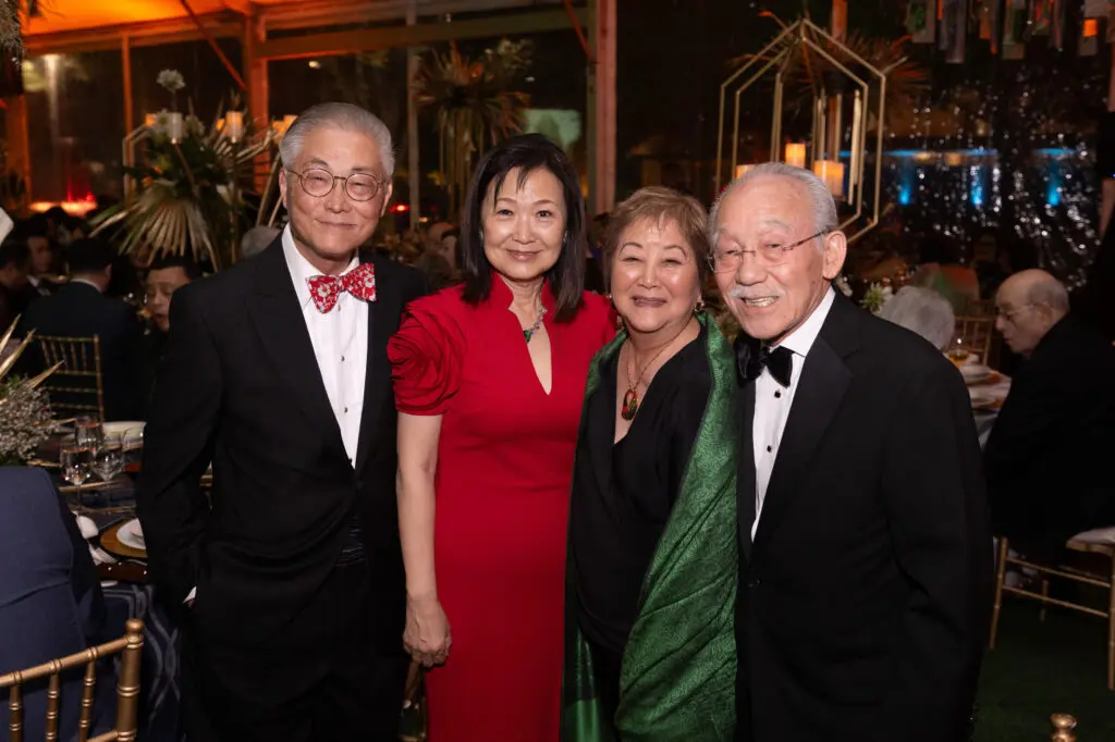 Peter & Theresa Chang, Kathy &  Glen Gondo at the Asia Society Texas Tiger Ball 'Celebrating Magnificent Asia' (Photo by Wilson Parish)