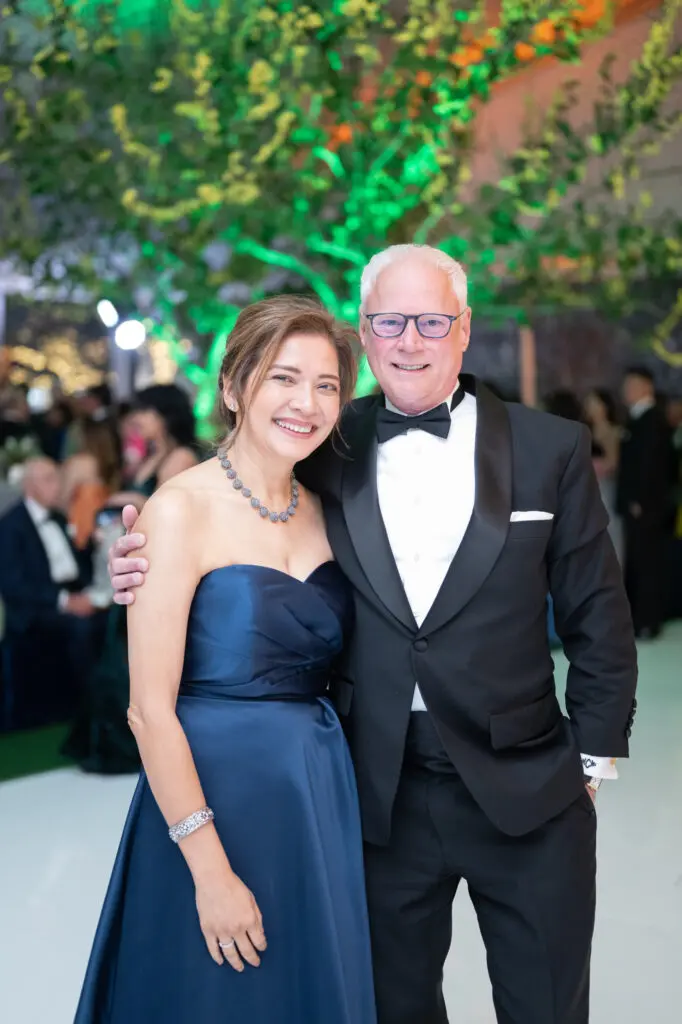 Director Bonna Kol, Tripp Carter at the Asia Society Texas Tiger Ball 'Celebrating Magnificent Asia' (Photo by Daniel Ortiz)