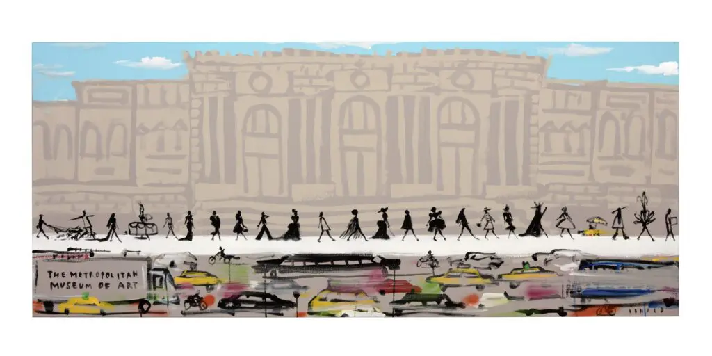 Donald Robertson's “Costume Institute," 2020, from the book Sofa King Great 