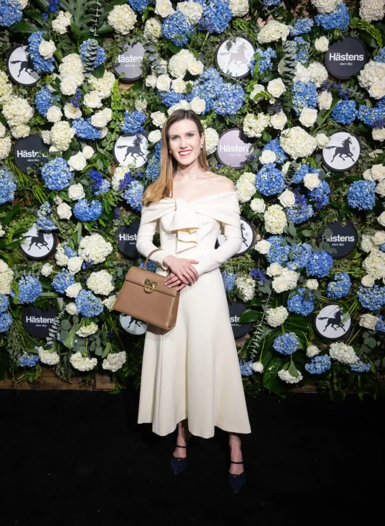 Heather Almond at the grand opening of Swedish bedmaker Hästens in River Oaks District. (Photo by Daniel Ortiz)