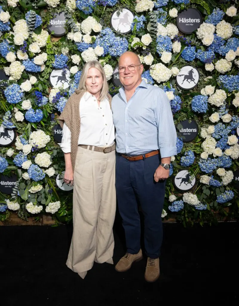 Kelly & John Kavaler at the grand opening of Swedish bedmaker Hästens in River Oaks District. (Photo by Daniel Ortiz)