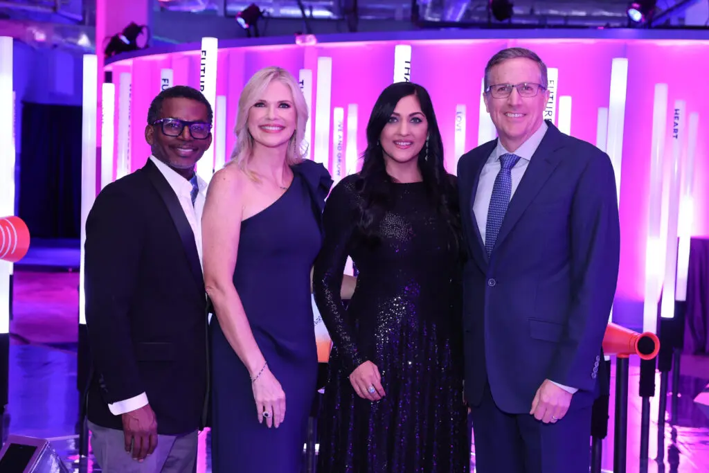 Nelson Bowman, Amy Pierce, Sippi Khurana, Michael J. Nyenhuis at UNICEF's "Heart Strings" premiere (Photo by Priscilla Dickson)