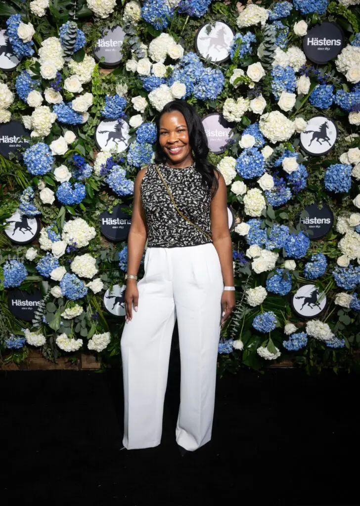 Nikki Gaddis at the grand opening of Swedish bedmaker Hästens in River Oaks District. (Photo by Daniel Ortiz)